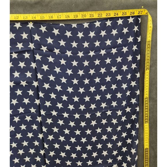 American Flag Stars Stripes Scarf Red White & Blue Lightweight Patriotic Design - Picture 5 of 7
